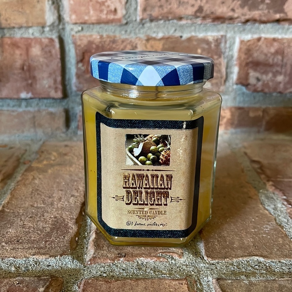 NEW Home Interiors Hawaiian Delight Jar Candle